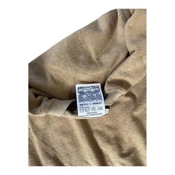 Jungmaven Short Sleeve Raglan Sherpa Sweatshirt Unisex Medium Organic Cotton - Picture 7 of 9